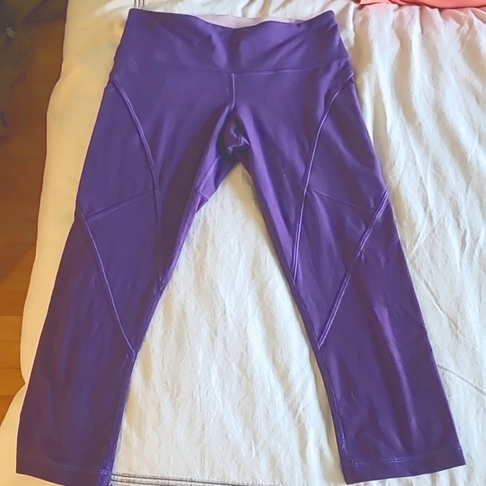 Purple Lululemon Capris